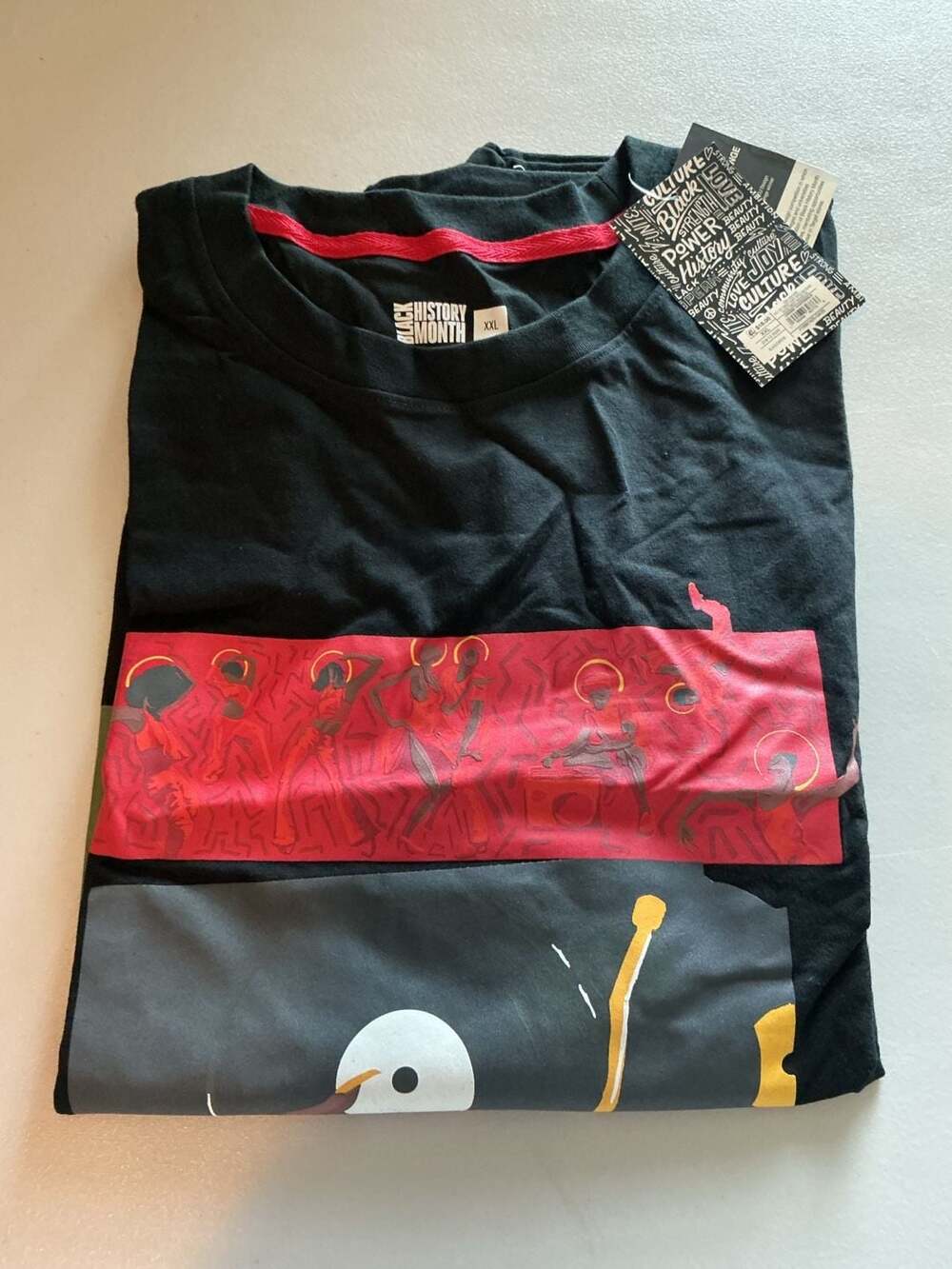 Black History Month Graphic T-Shirt Size XXL Black